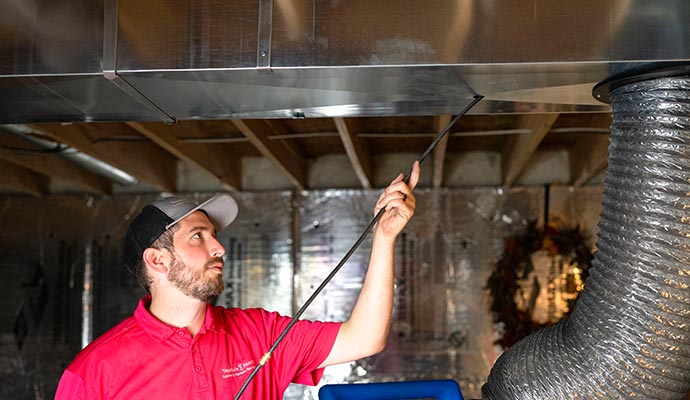 Professional air duct cleaning service