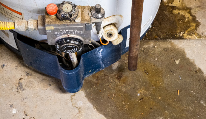 Appliance leak
