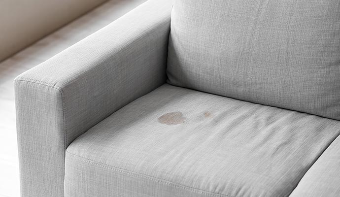 Stain on sofa
