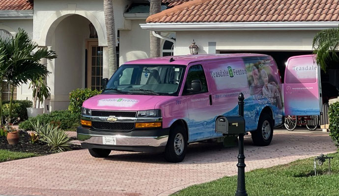 Truck mounted carpet cleaning service