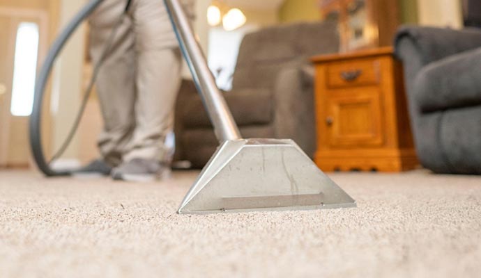 Carpet stain removal service