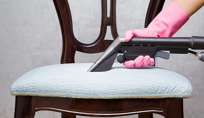 Professional chair cleaning service