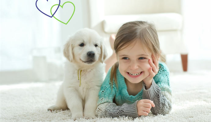 Children Playing on carpet