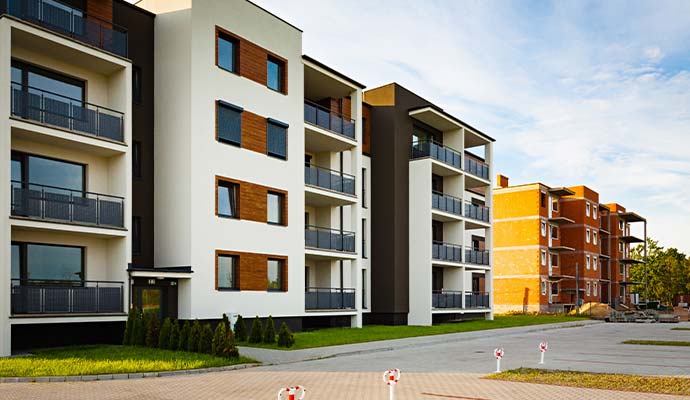 Commercial multifamily apartments