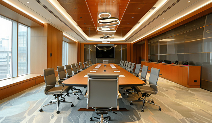 Meeting room in a government office