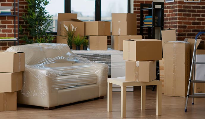 Packed out items