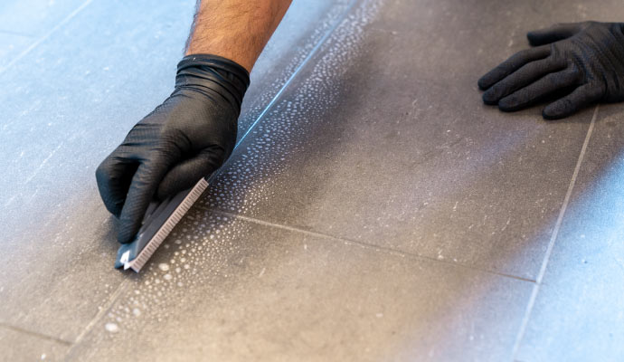 Grout sealing