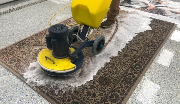 Professional rug cleaning service