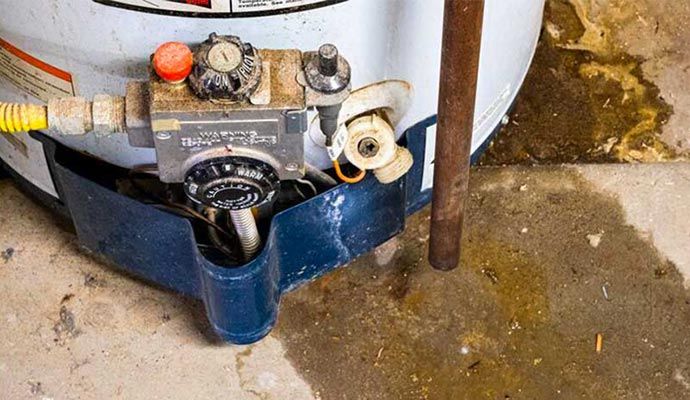 Appliance leaking water