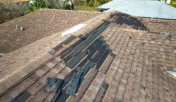 Roof Damage Restoration in Sarasota