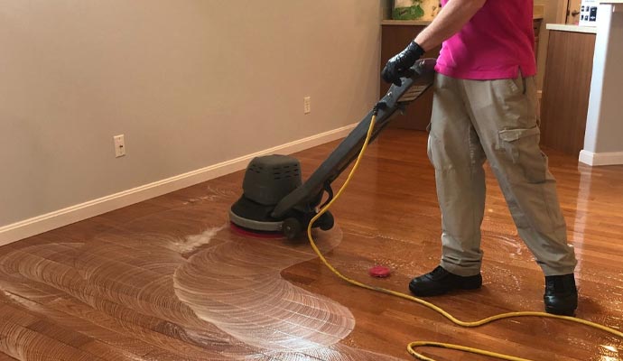 Professional floor cleaning service
