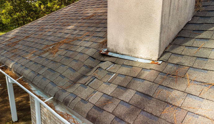 Roof leak