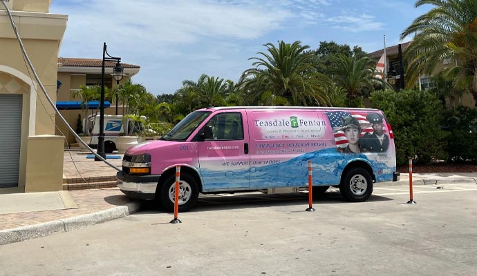 Service vehicle of Teasdale Fenton Sarasota