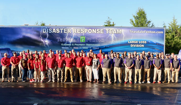 Teasdale Fenton disaster response team