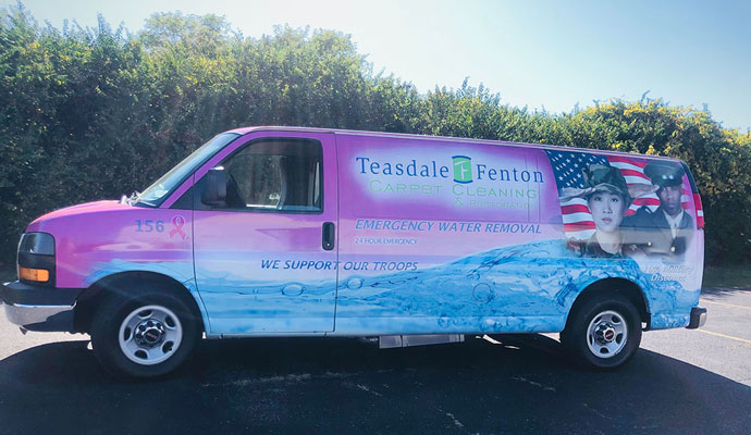 Teasdale Fenton Sarasota service van
