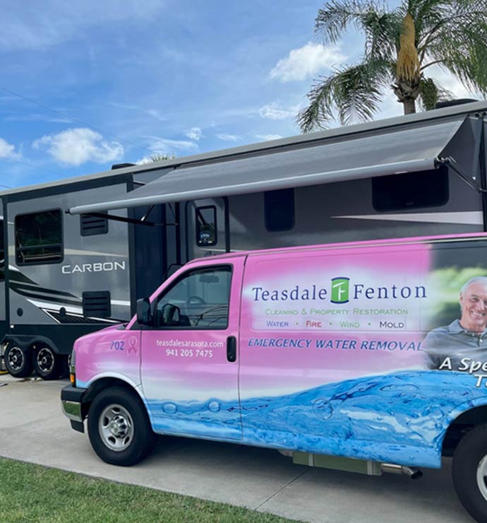 Teasdale Sarasota services vehicle