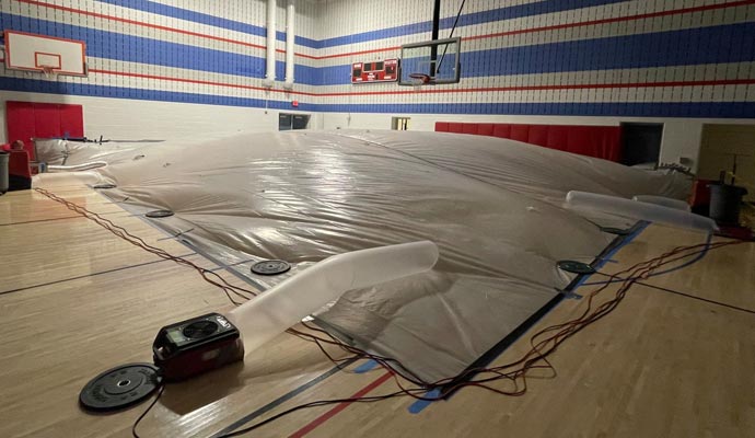 Water damage restoration service