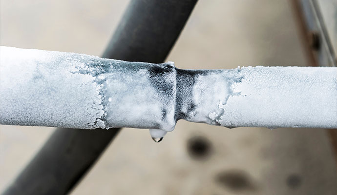 Frozen pipe