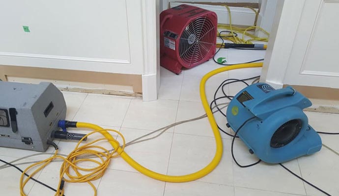 Water damage restoration equipment