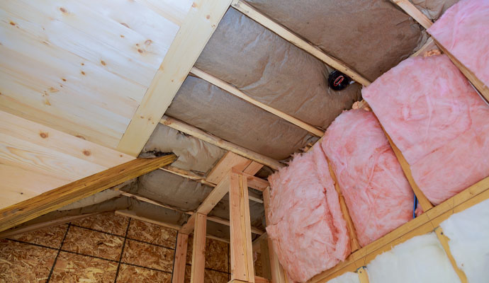 Attic water damage restoration